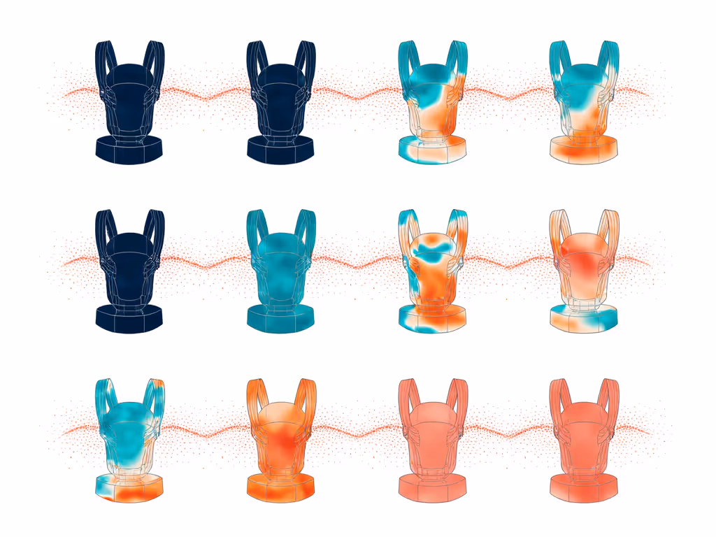 heat map comparison of carrier breathability