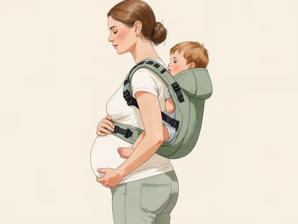 safe_babywearing_posture_while_pregnant_illustrating_high_back_carry_position